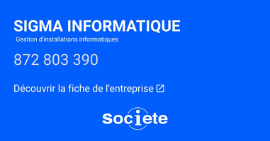 Logo de l'entreprise SIGMA INFORMATIQUE